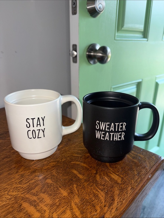 Other - Set of 2 Mugs - Stay Cozy & Sweater Weather